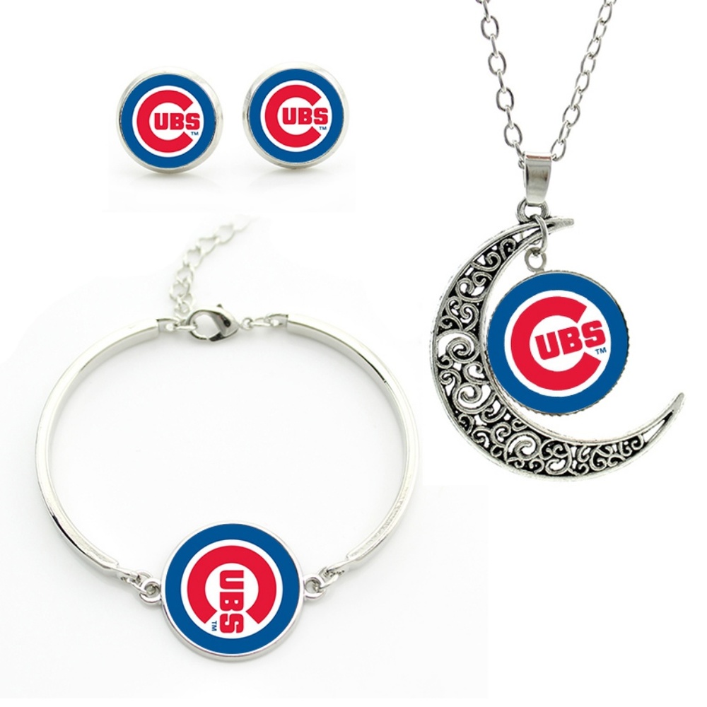 Chicago Cubs Jewelry Set